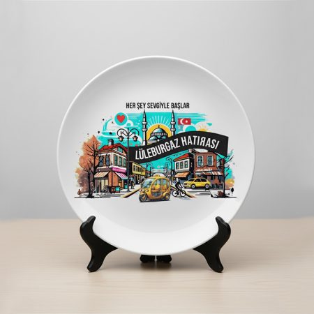 Lüleburgaz Hatırası Porselen Tabak